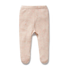 Wilson & Frenchy - Fairy Floss Organic Knitted Legging with Feet