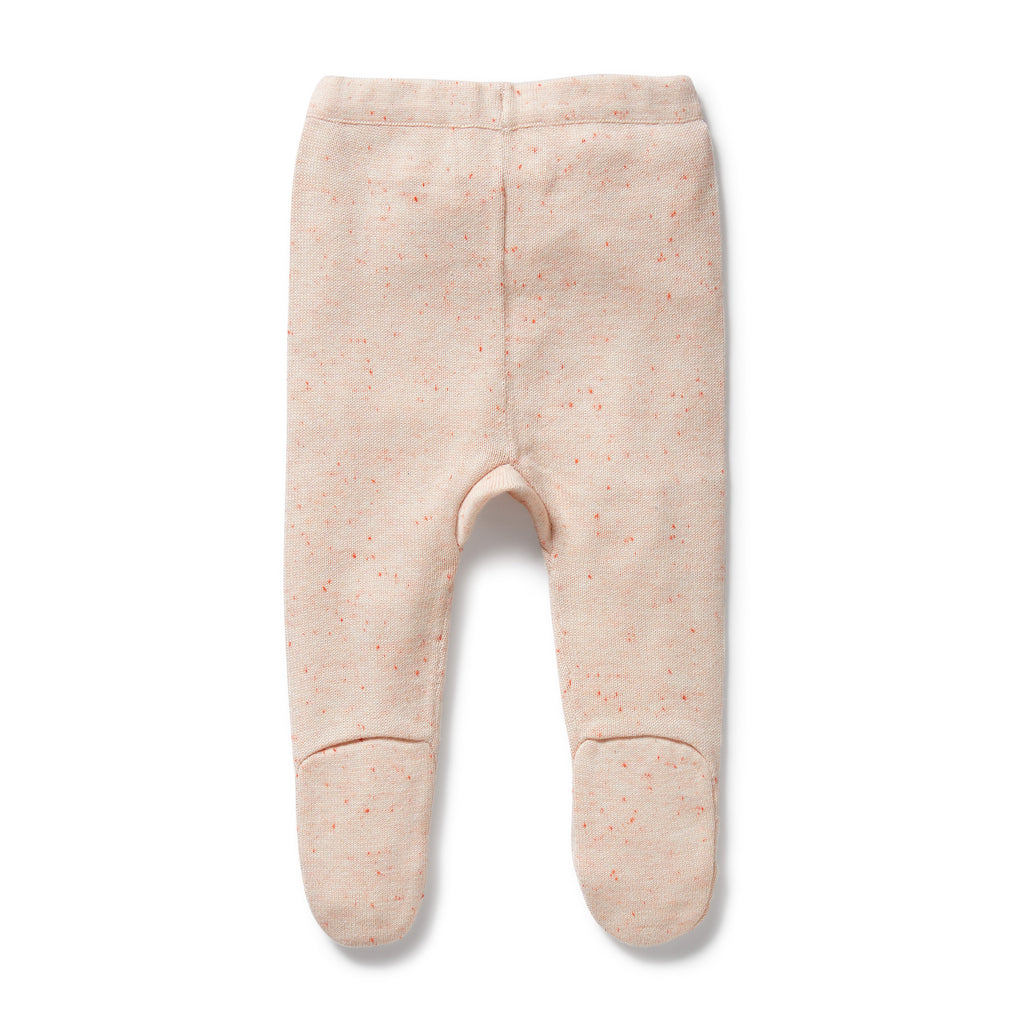 Wilson & Frenchy - Fairy Floss Organic Knitted Legging with Feet