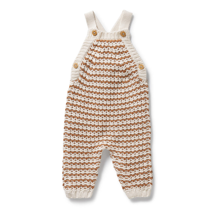 Wilson & Frenchy - Cinnamon Stripe Organic Knitted Overall