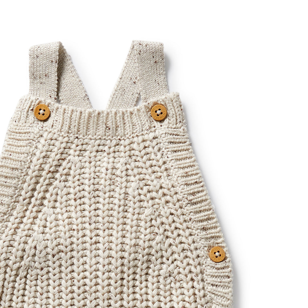 Wilson & Frenchy - Cookie and Cream Organic Knitted Overall