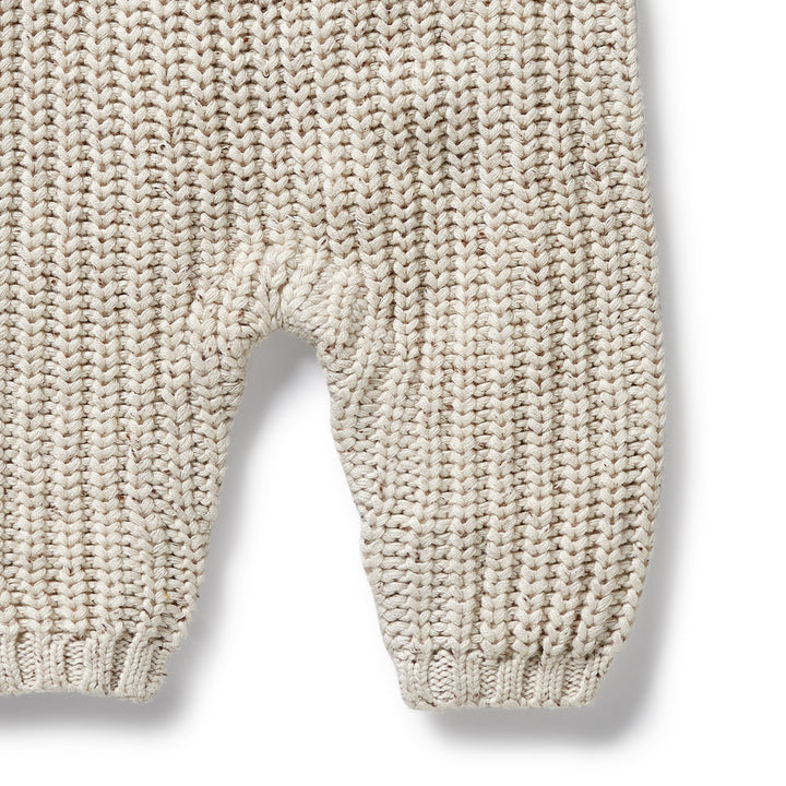 Wilson & Frenchy - Cookie and Cream Organic Knitted Overall