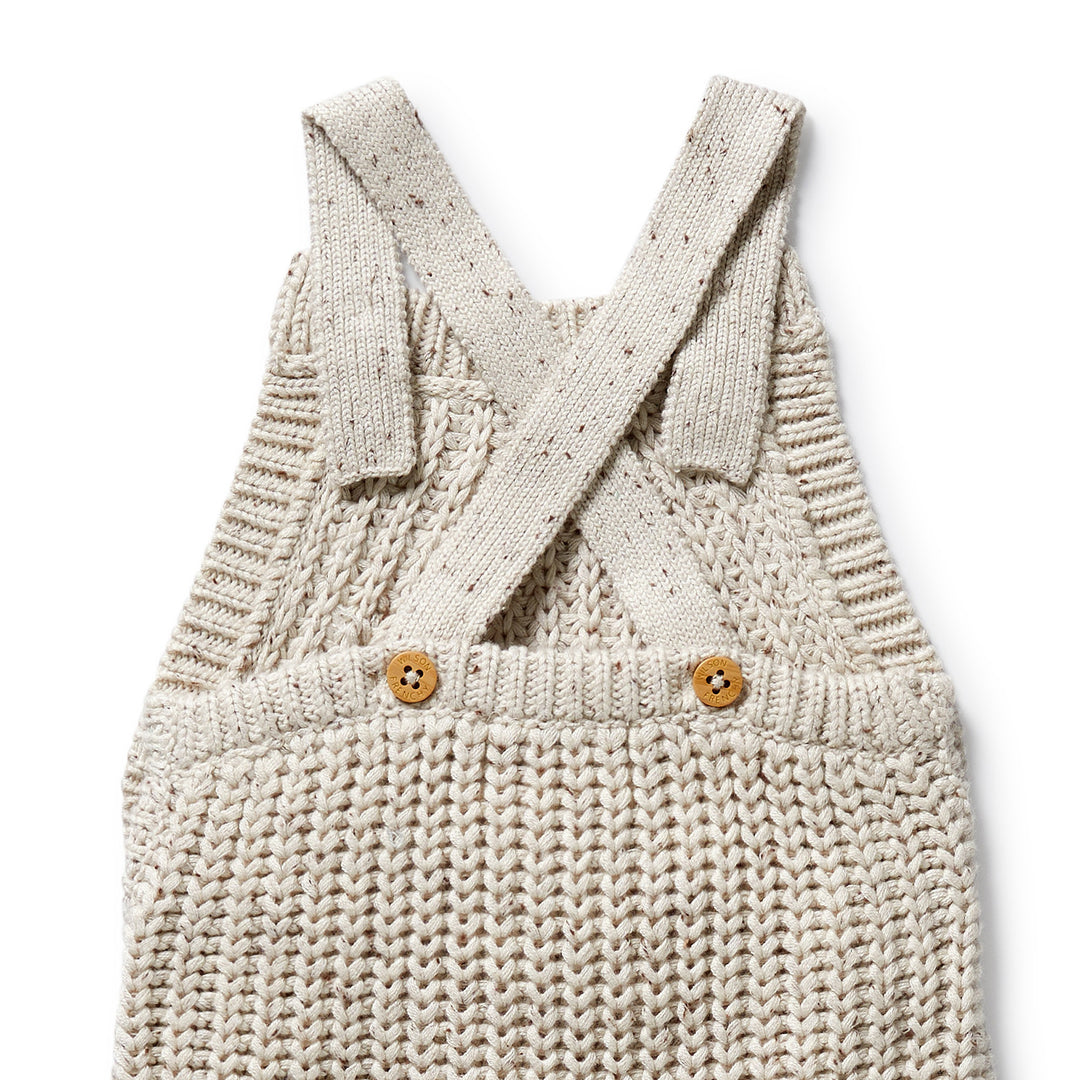 Wilson & Frenchy - Cookie and Cream Organic Knitted Overall