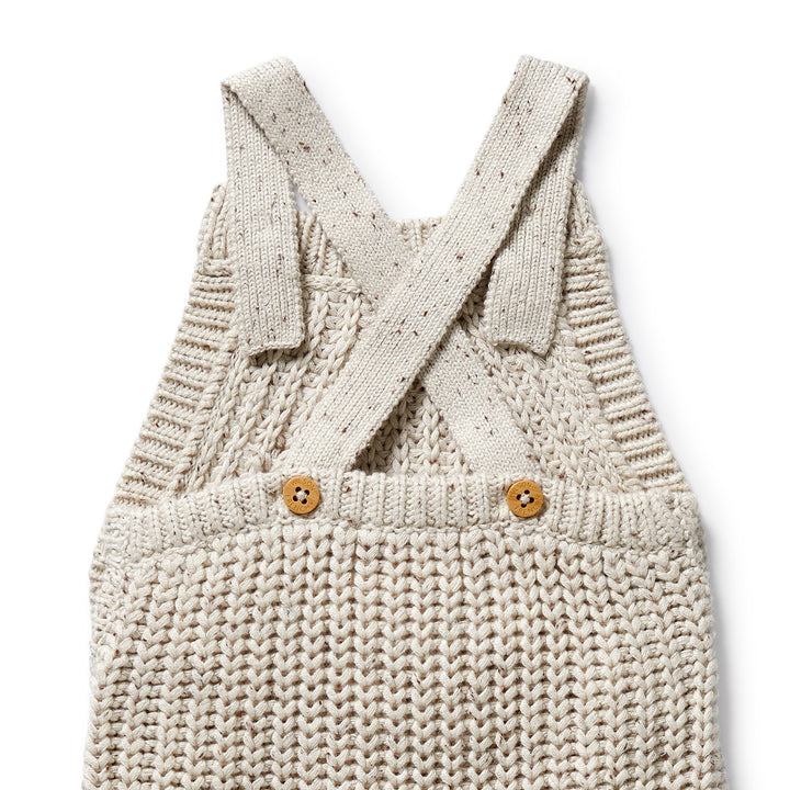 Wilson & Frenchy - Cookie and Cream Organic Knitted Overall