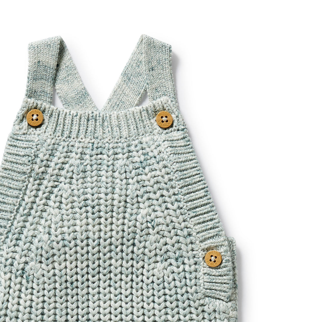 Wilson & Frenchy - Moss Speckle Organic Knitted Overall