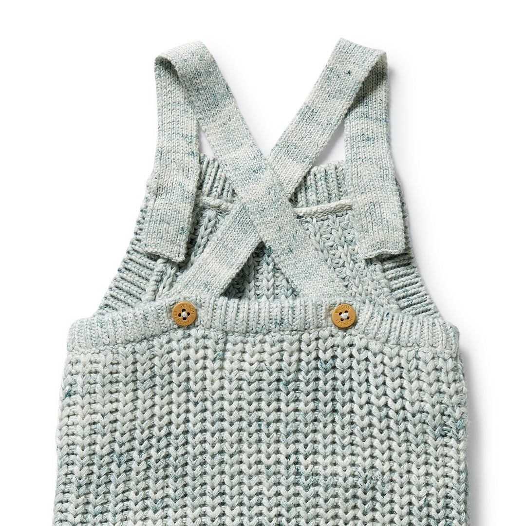Wilson & Frenchy - Moss Speckle Organic Knitted Overall