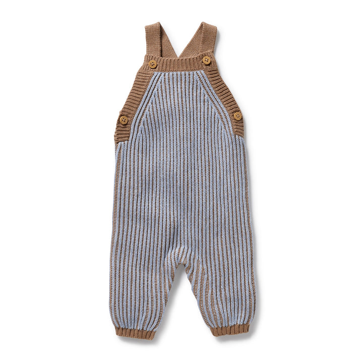 Wilson & Frenchy - Coco and Blue Speckle Organic Knitted Overall