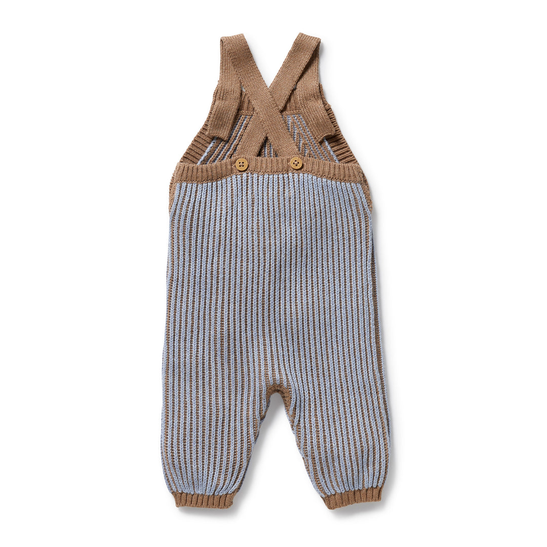 Wilson & Frenchy - Coco and Blue Speckle Organic Knitted Overall