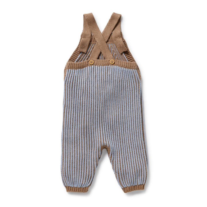 Wilson & Frenchy - Coco and Blue Speckle Organic Knitted Overall
