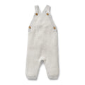 Grey Melange and Oatmeal Organic Knitted Overall