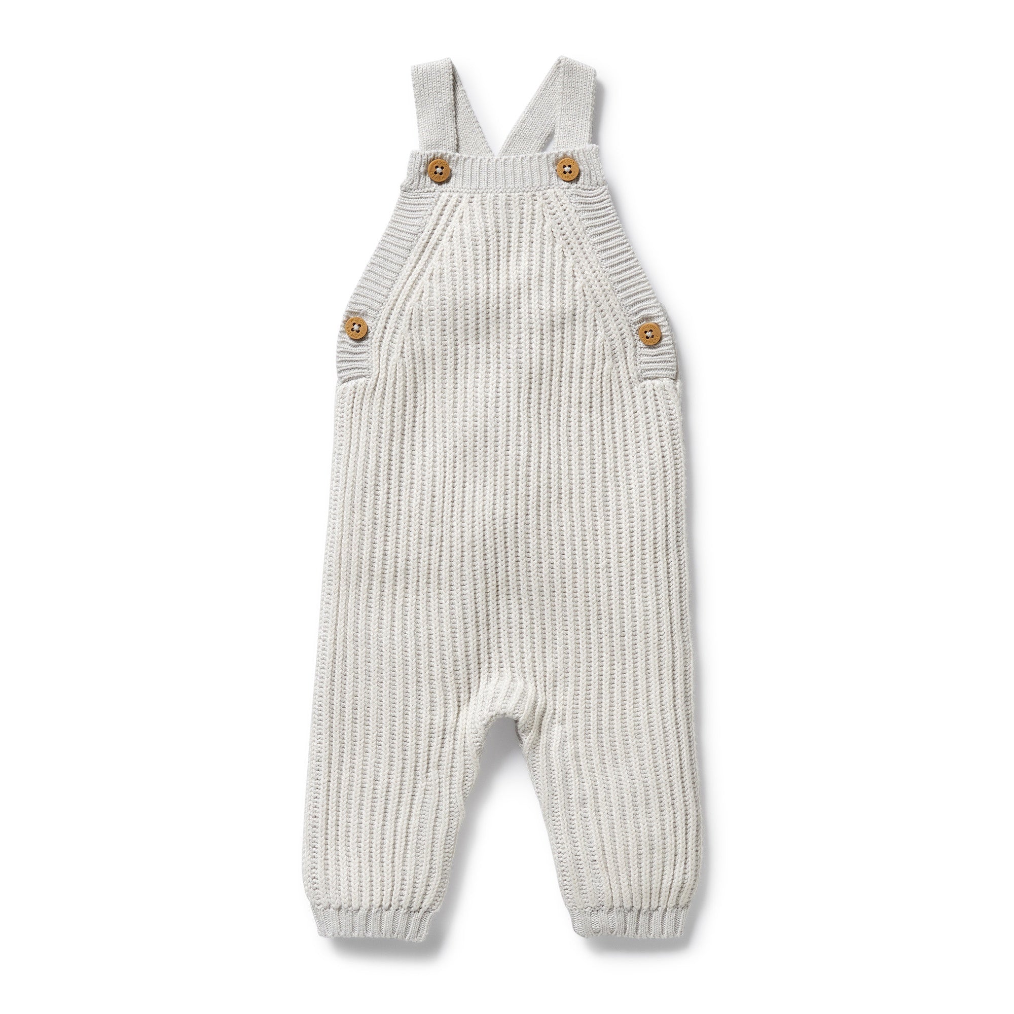 Wilson & Frenchy - Grey Melange and Oatmeal Organic Knitted Overall
