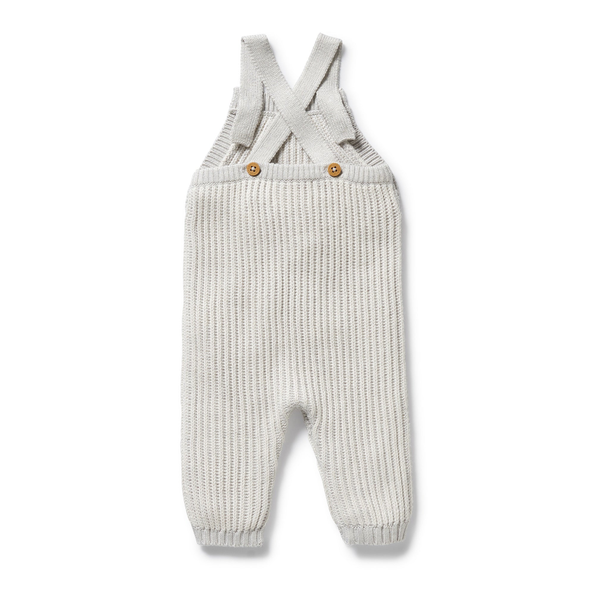 Wilson & Frenchy - Grey Melange and Oatmeal Organic Knitted Overall