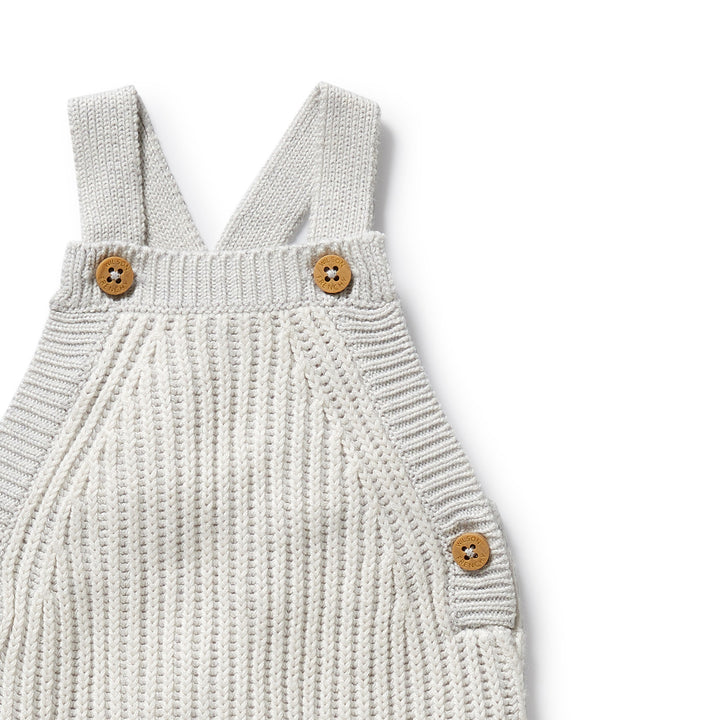 Wilson & Frenchy - Grey Melange and Oatmeal Organic Knitted Overall