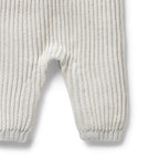 Wilson & Frenchy - Grey Melange and Oatmeal Organic Knitted Overall