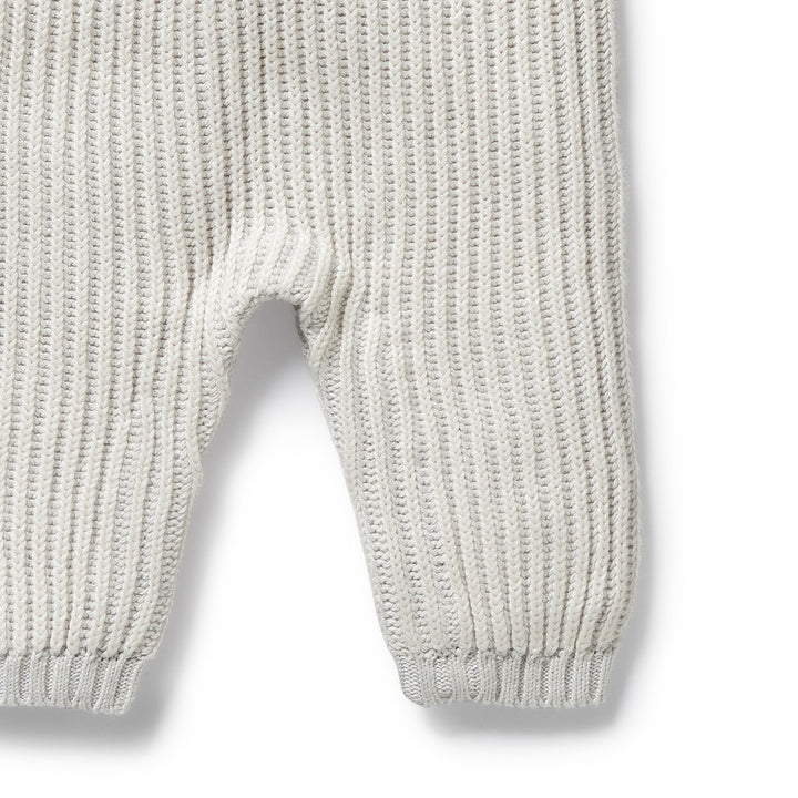 Wilson & Frenchy - Grey Melange and Oatmeal Organic Knitted Overall