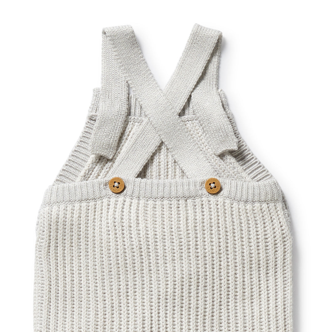 Wilson & Frenchy - Grey Melange and Oatmeal Organic Knitted Overall