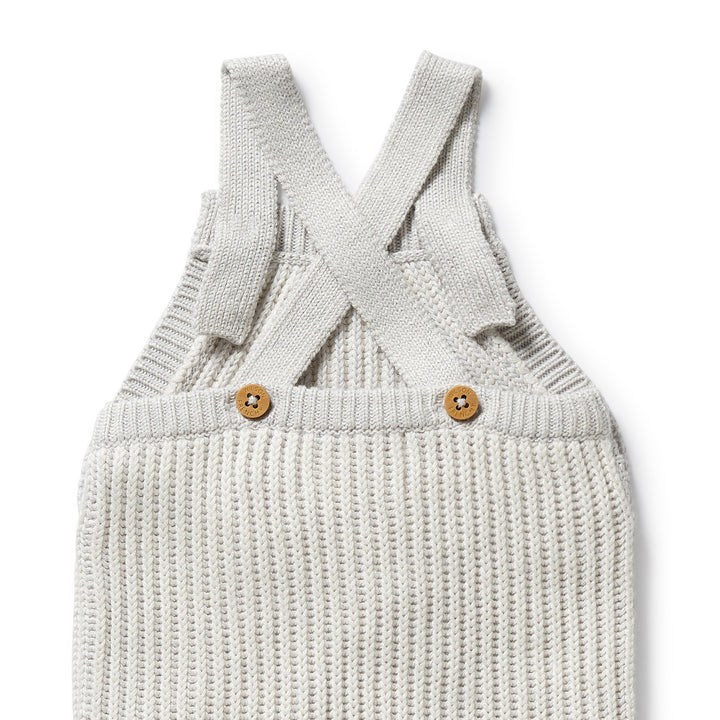 Wilson & Frenchy - Grey Melange and Oatmeal Organic Knitted Overall