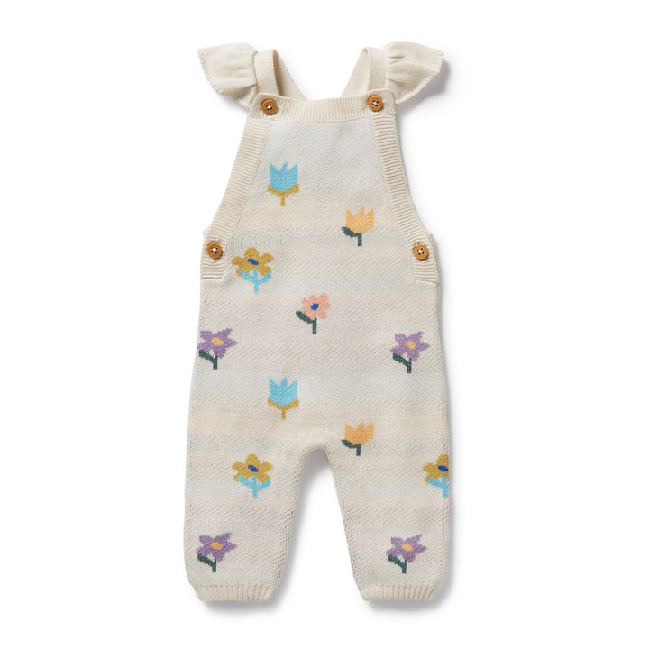 Wilson & Frenchy - Flower Pop Organic Knitted Jacquard Overall