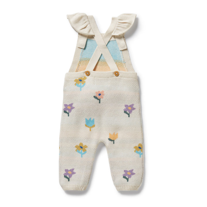 Wilson & Frenchy - Flower Pop Organic Knitted Jacquard Overall