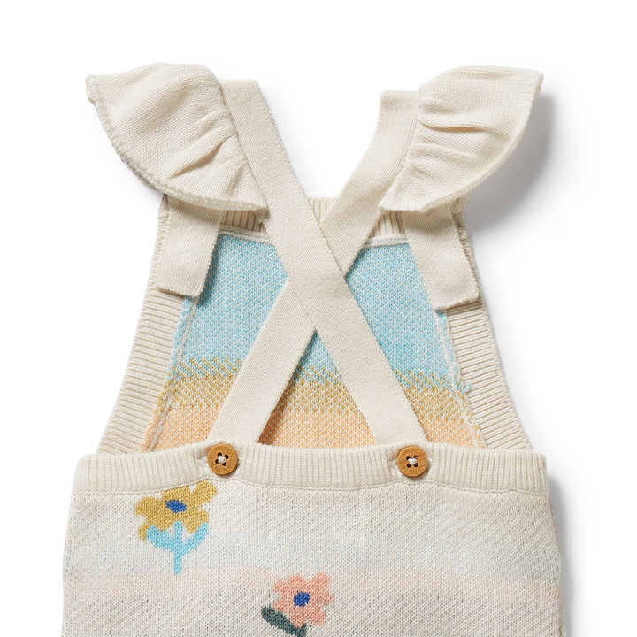 Wilson & Frenchy - Flower Pop Organic Knitted Jacquard Overall