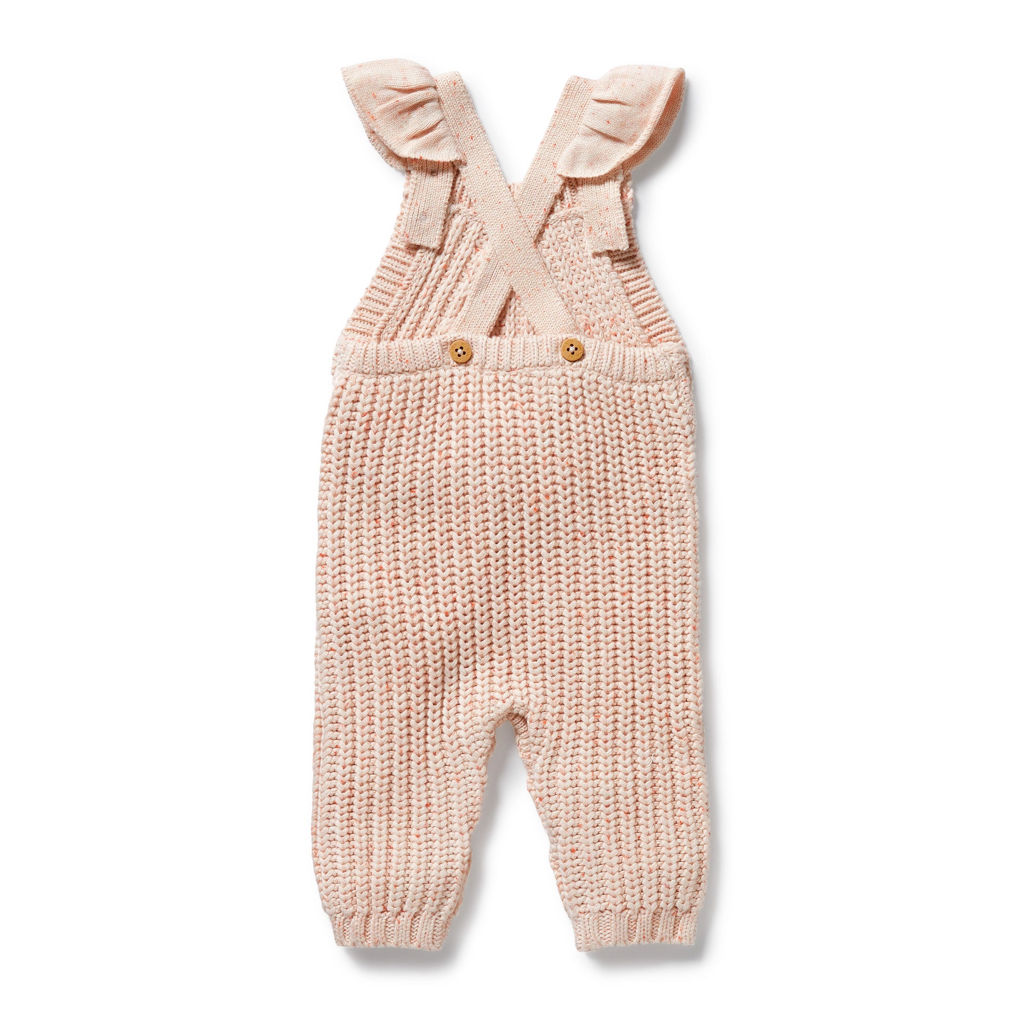 Wilson & Frenchy - Fairy Floss Organic Knitted Ruffle Overall