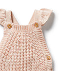 Wilson & Frenchy - Fairy Floss Organic Knitted Ruffle Overall