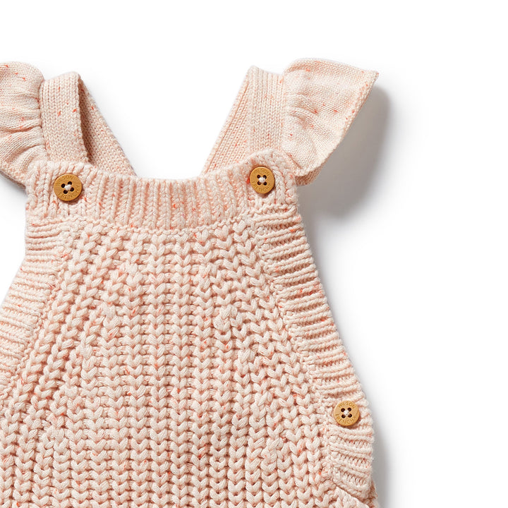 Wilson & Frenchy - Fairy Floss Organic Knitted Ruffle Overall