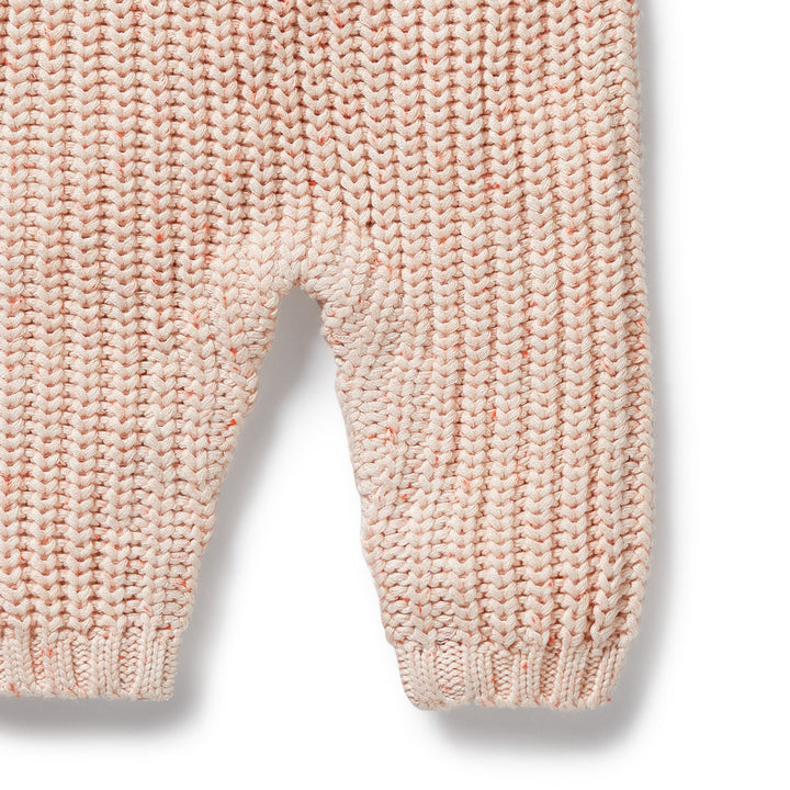 Wilson & Frenchy - Fairy Floss Organic Knitted Ruffle Overall