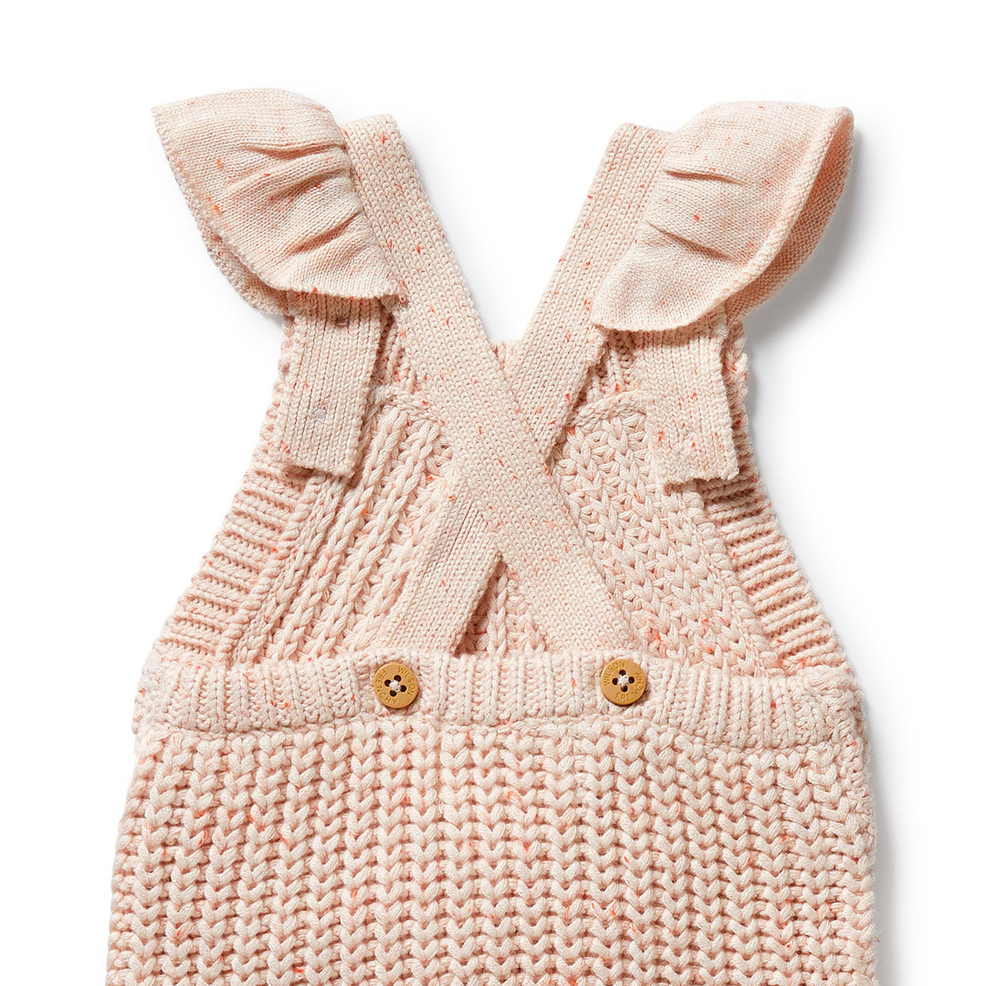 Wilson & Frenchy - Fairy Floss Organic Knitted Ruffle Overall