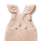 Wilson & Frenchy - Fairy Floss Organic Knitted Ruffle Overall
