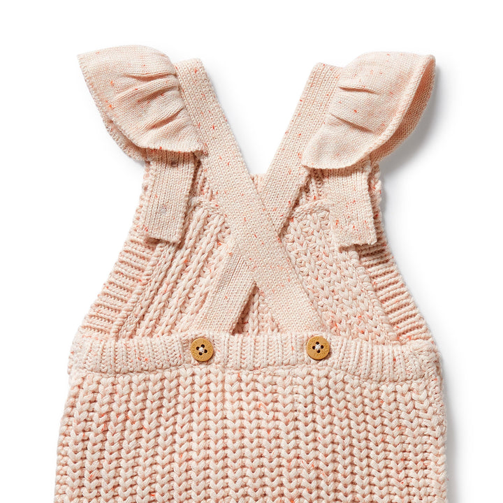 Wilson & Frenchy - Fairy Floss Organic Knitted Ruffle Overall