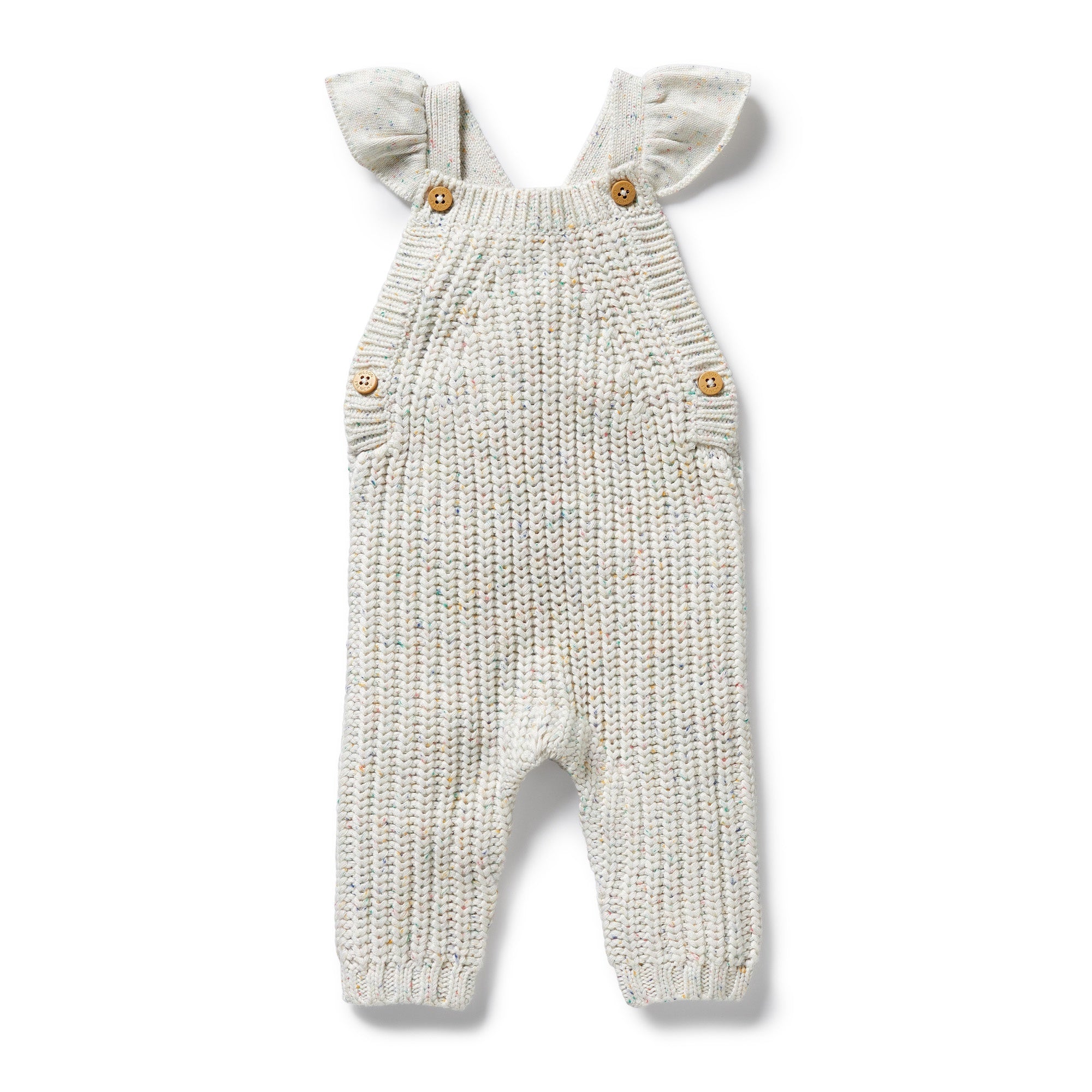 Wilson & Frenchy - Hundreds and Thousands Organic Knitted Ruffle Overall
