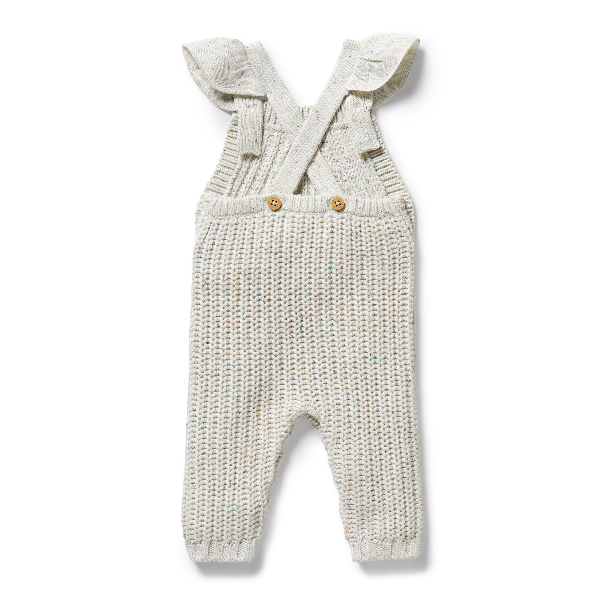 Wilson & Frenchy - Hundreds and Thousands Organic Knitted Ruffle Overall