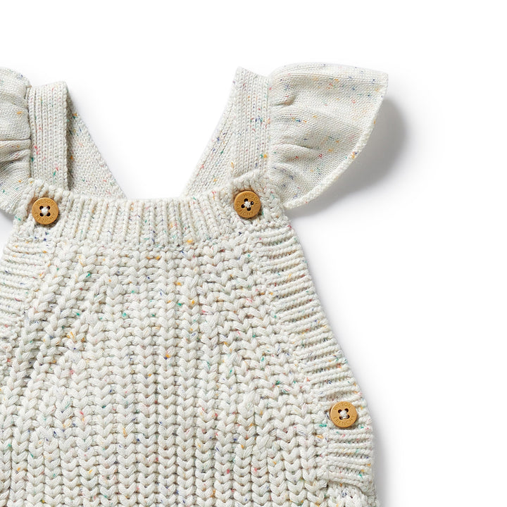 Wilson & Frenchy - Hundreds and Thousands Organic Knitted Ruffle Overall
