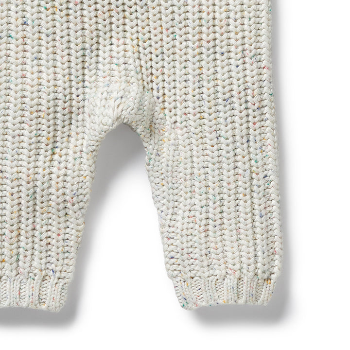 Wilson & Frenchy - Hundreds and Thousands Organic Knitted Ruffle Overall