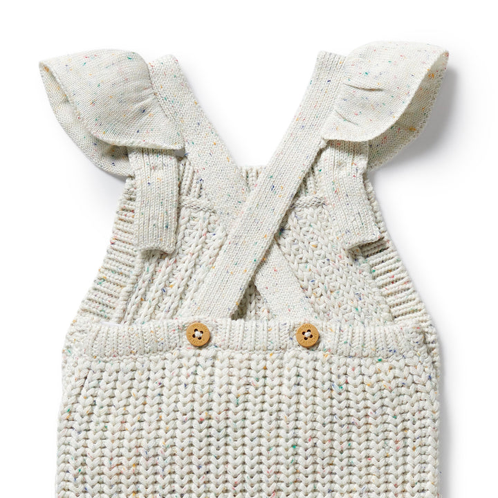 Wilson & Frenchy - Hundreds and Thousands Organic Knitted Ruffle Overall