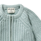 Wilson & Frenchy - Duck Egg Organic Knitted Growsuit