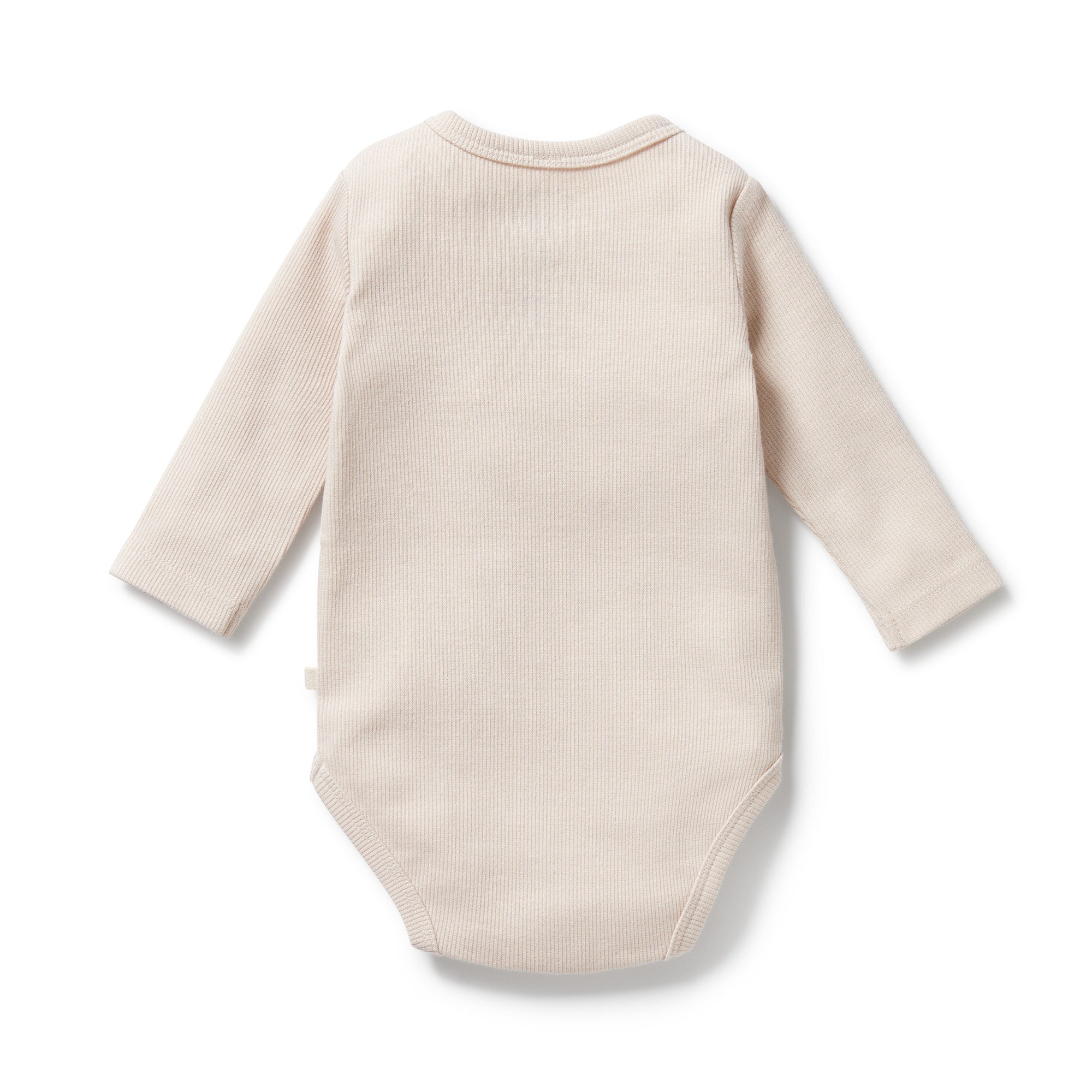 Wilson & Frenchy - Dusty Rose Organic Rib Long Sleeved Bodysuit