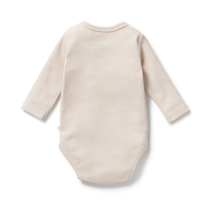Wilson & Frenchy - Dusty Rose Organic Rib Long Sleeved Bodysuit