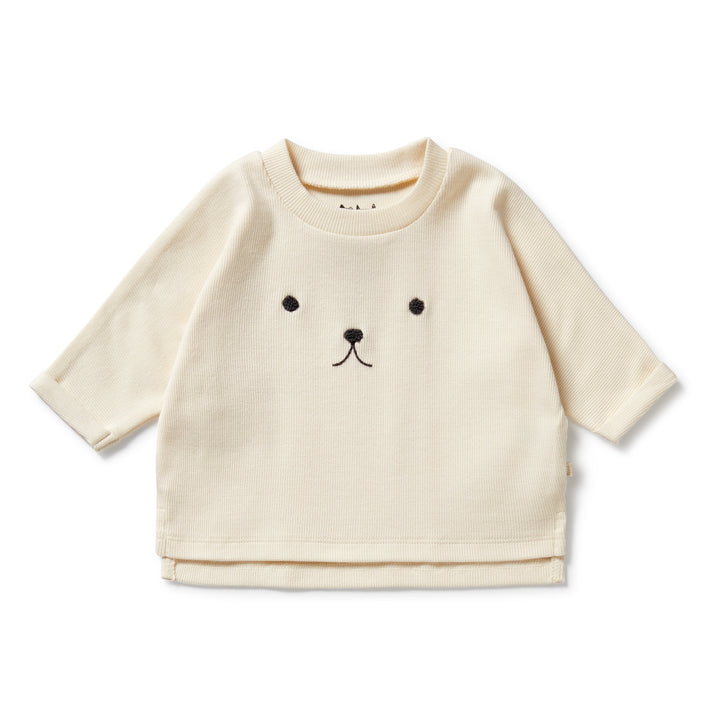 Wilson & Frenchy - Buttermilk Organic Rib Long Sleeved Top