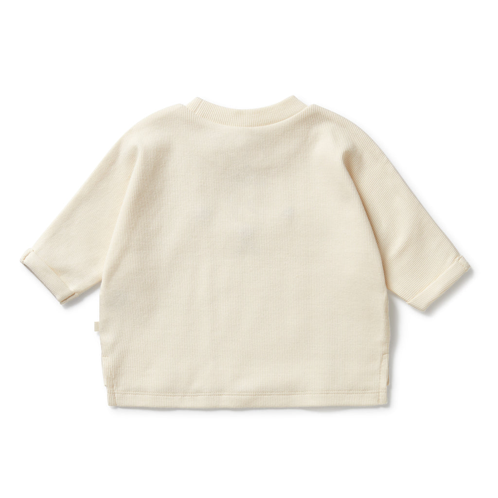 Wilson & Frenchy - Buttermilk Organic Rib Long Sleeved Top