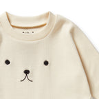 Wilson & Frenchy - Buttermilk Organic Rib Long Sleeved Top