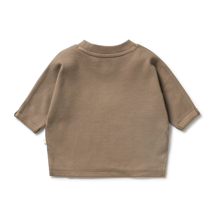 Wilson & Frenchy - Walnut Organic Rib Long Sleeved Top