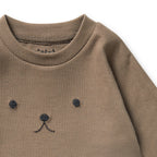 Wilson & Frenchy - Walnut Organic Rib Long Sleeved Top