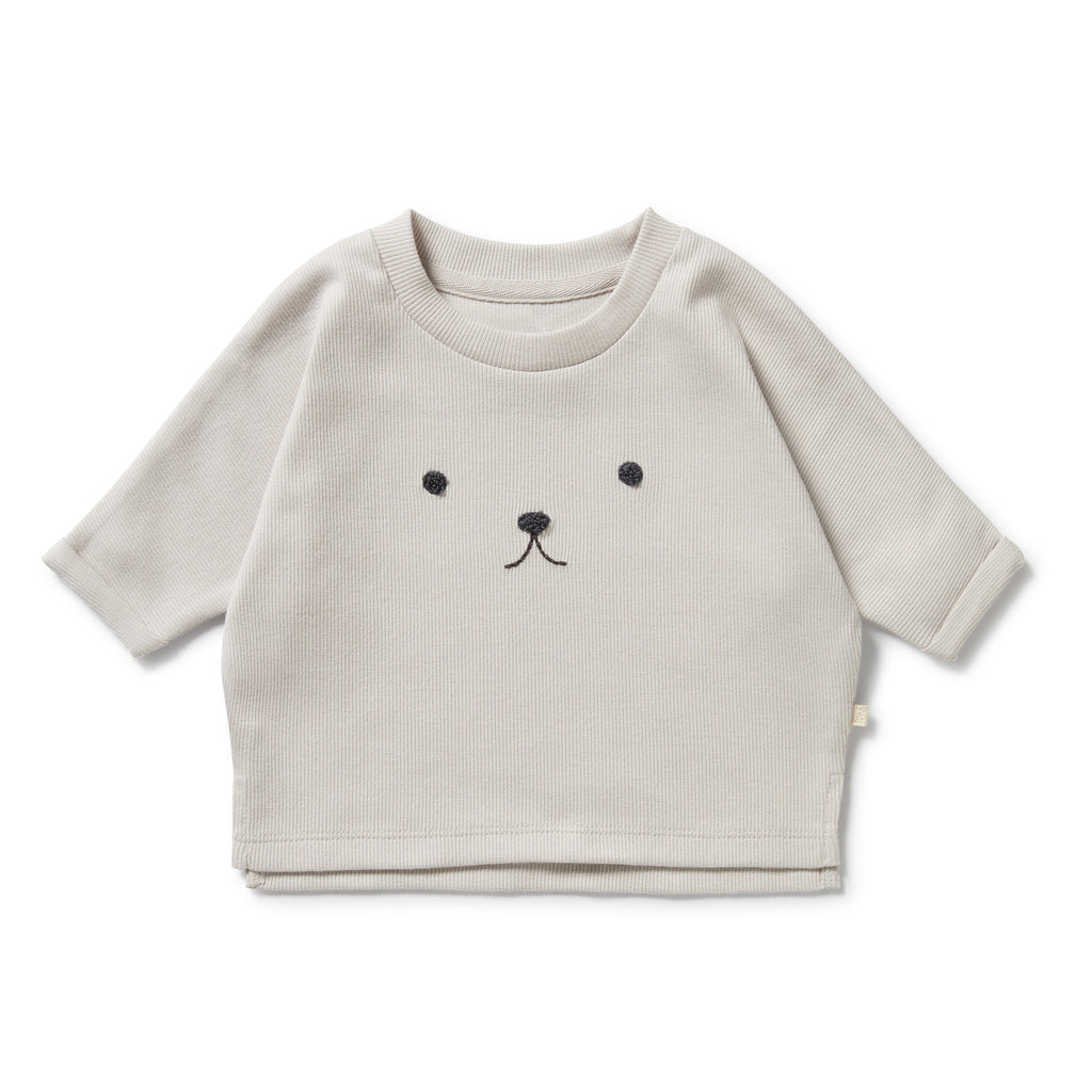 Wilson & Frenchy - Cloud Organic Rib Long Sleeved Top