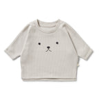 Wilson & Frenchy - Cloud Organic Rib Long Sleeved Top