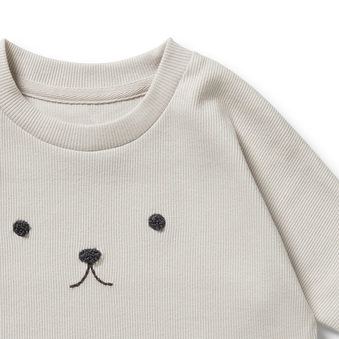 Wilson & Frenchy - Cloud Organic Rib Long Sleeved Top
