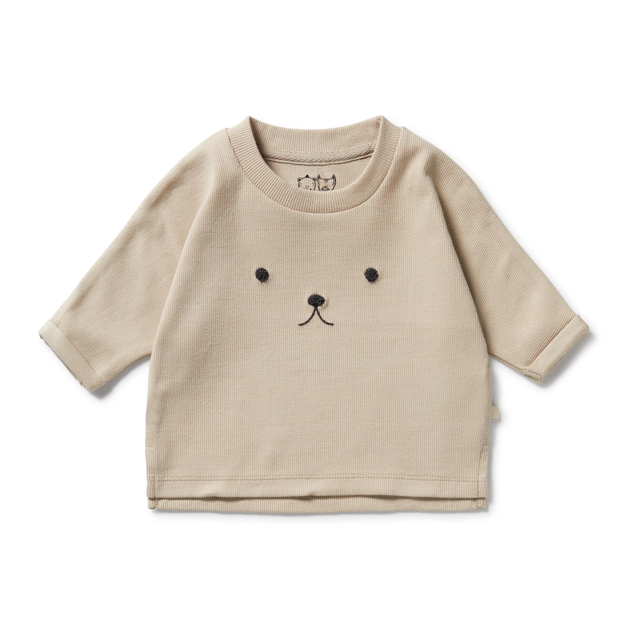Wilson & Frenchy - Biscuit Organic Rib Long Sleeved Top