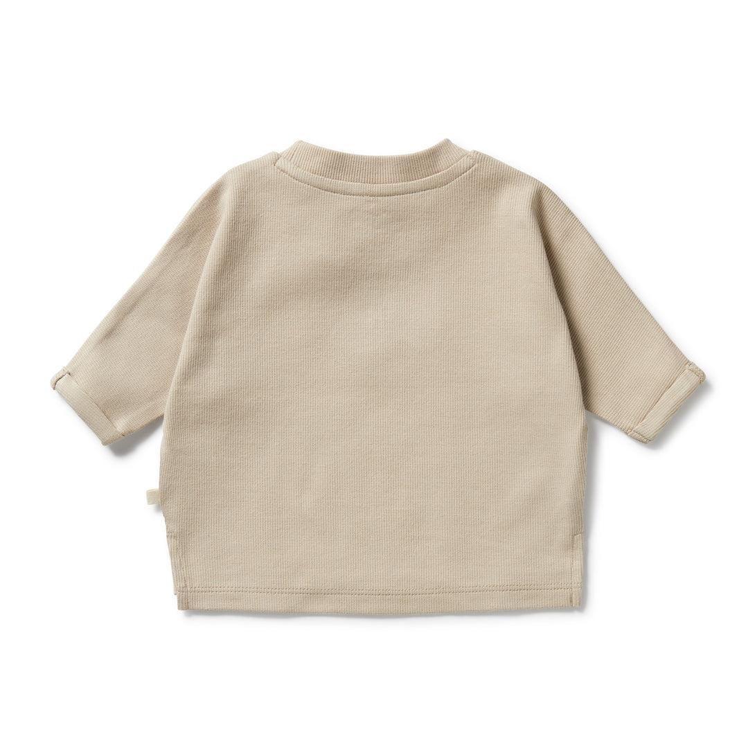 Wilson & Frenchy - Biscuit Organic Rib Long Sleeved Top