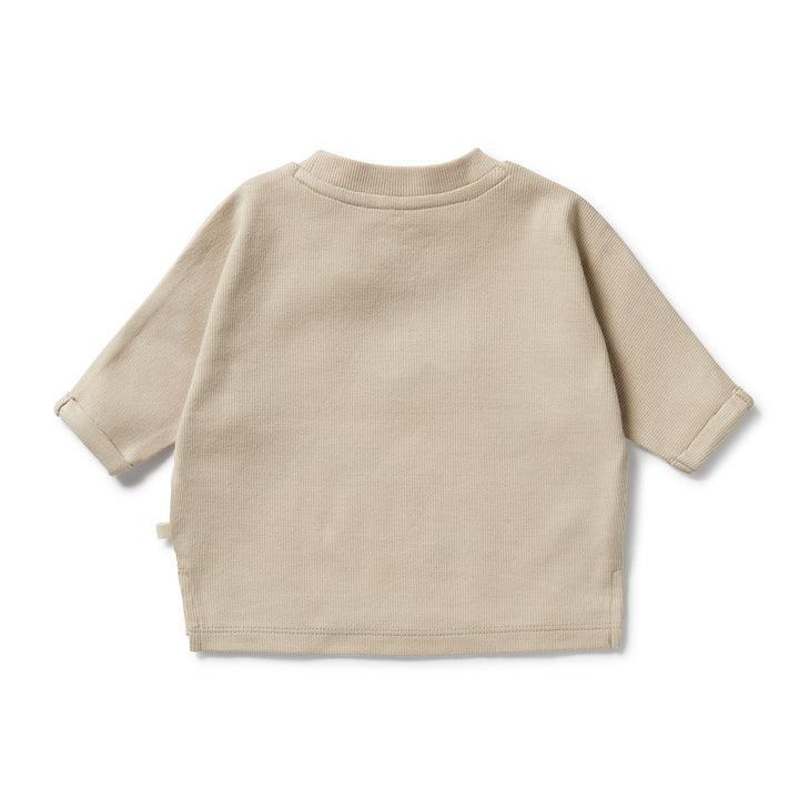 Wilson & Frenchy - Biscuit Organic Rib Long Sleeved Top