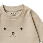 Wilson & Frenchy - Biscuit Organic Rib Long Sleeved Top